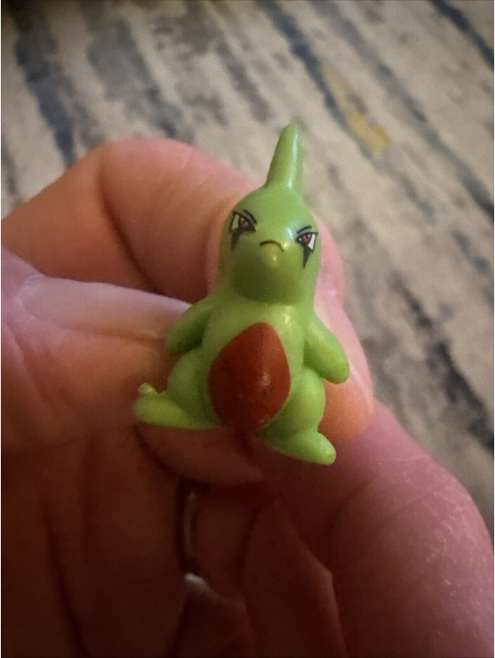 PK Pokemon Larvitar 1" Micro Mini Collectible PVC Figure Gumball Prize